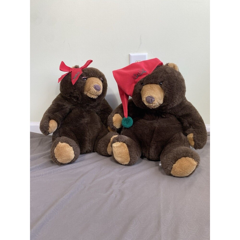 Vintage 1980s Feelix & Feelicia Bear Filenes Holiday Promotion